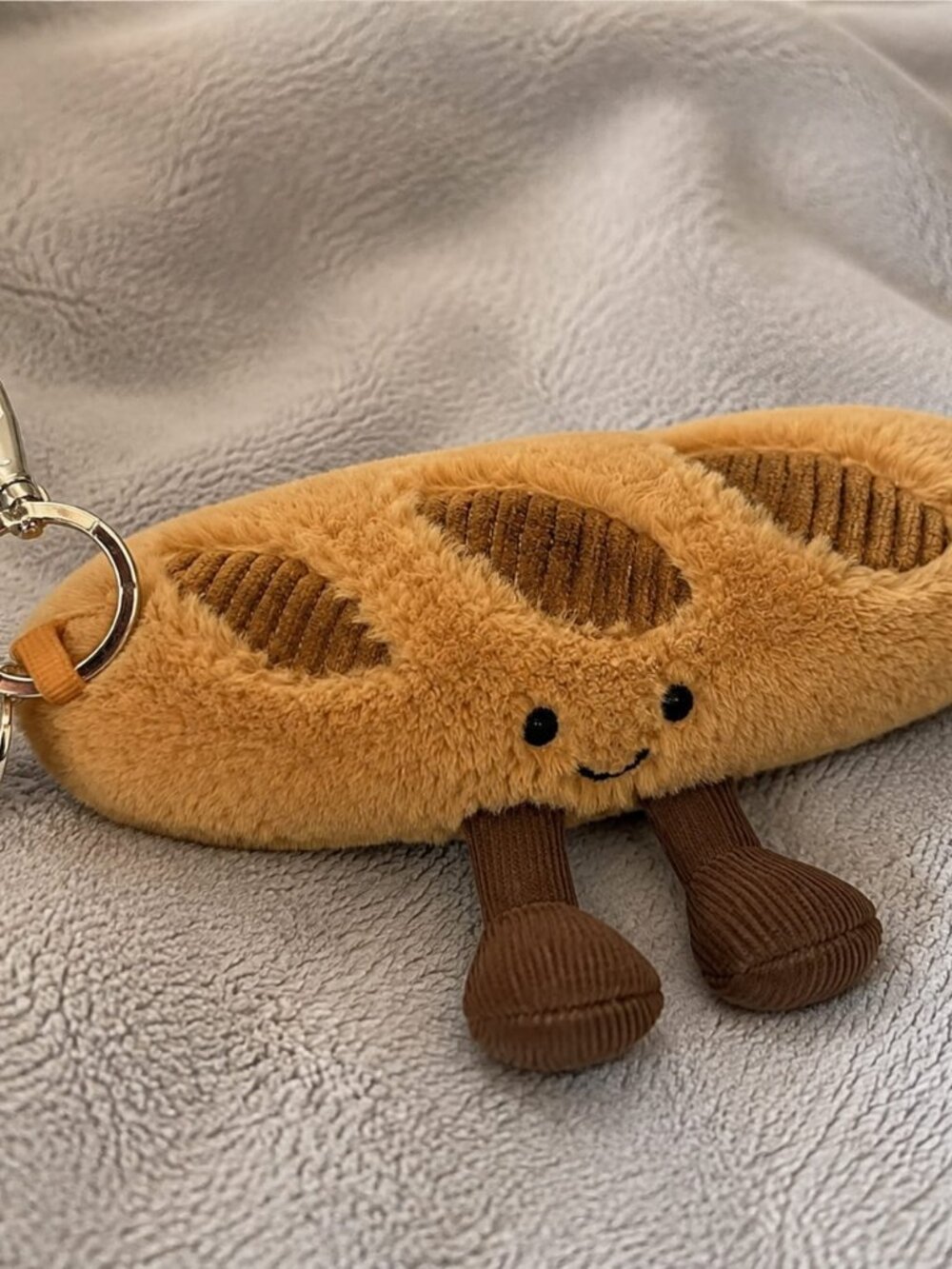 Jellycat Amuseables Baguette Bag Charm keychain New with tags - Picture 3 of 5